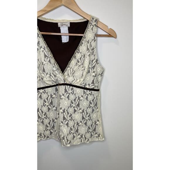 Vintage Speechless S/M Y2K Lace Tank Babydoll Coquette Fairycore V Neck - Picture 2 of 11
